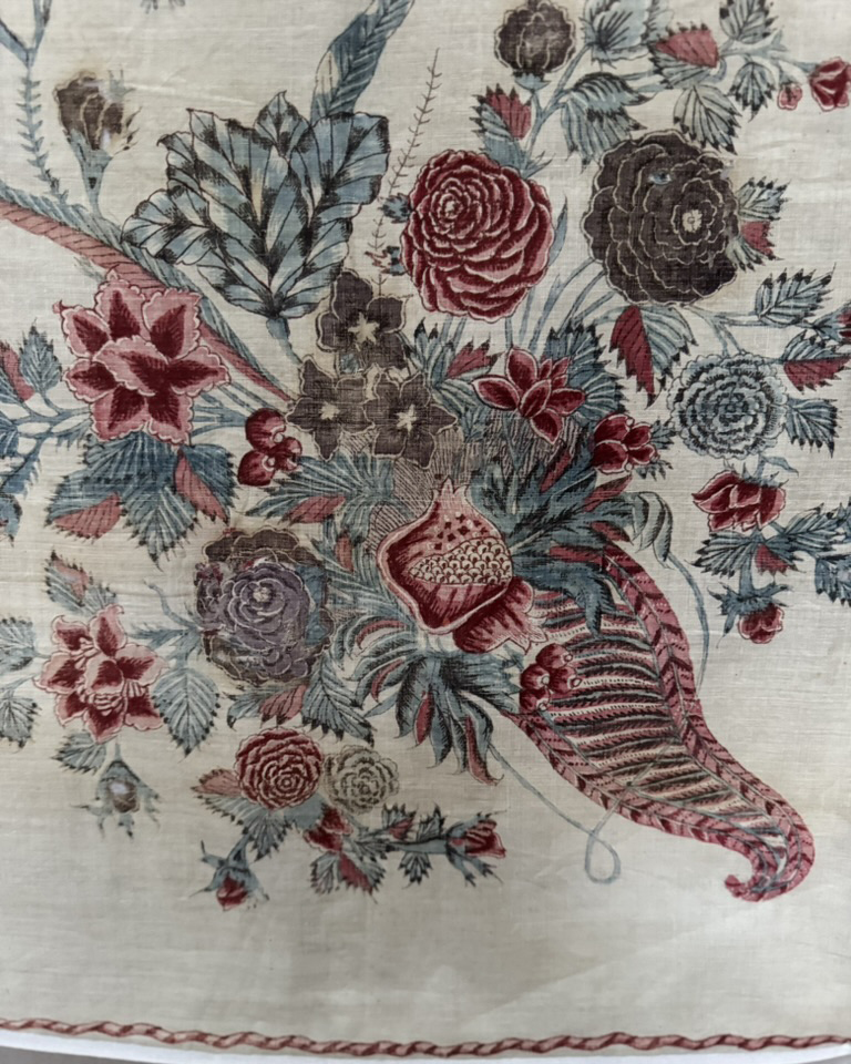 Indian Chintz Cornucopia Panel