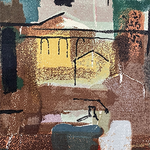 John Piper <em>Stones of Bath</em> 1960