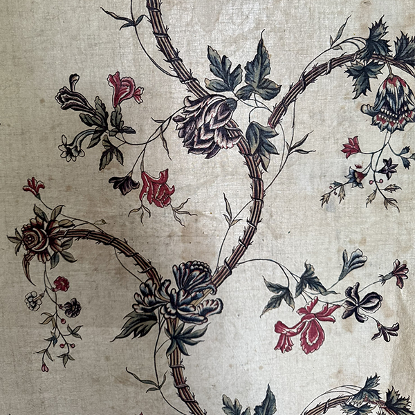 Indian Chintz Skirt Panel 18th century