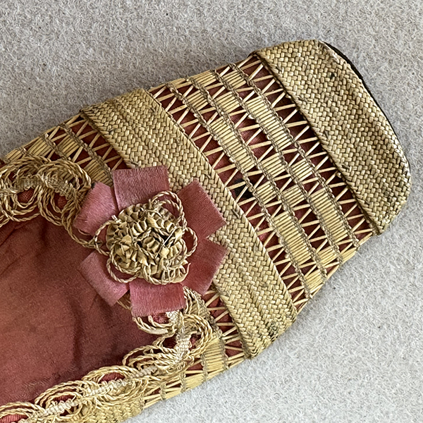 Italian Girl's Straw Shoes mid-1860s