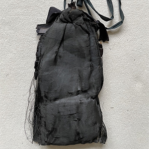 Blue Coat & Wig Bag