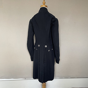 Blue Coat & Wig Bag
