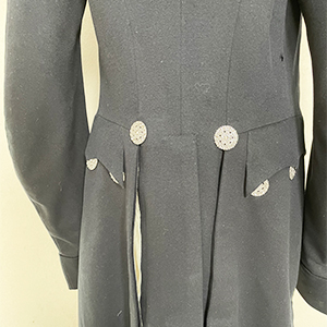 Blue Coat & Wig Bag