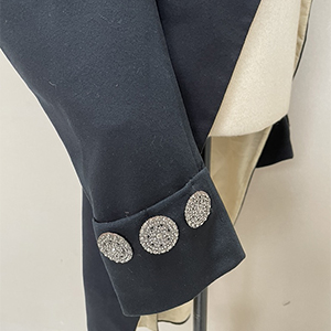 Blue Coat & Wig Bag