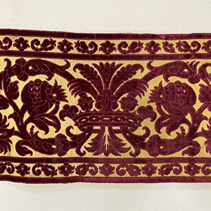 Italian Cisel&eacute; Velvet 17th century